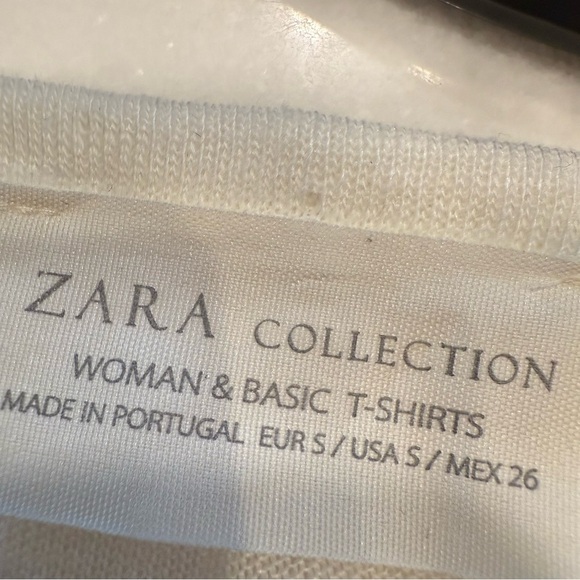 Zara Women’s 100% Linen Cardigan Ivory NWOT SZ Small Oversized - Picture 7 of 8